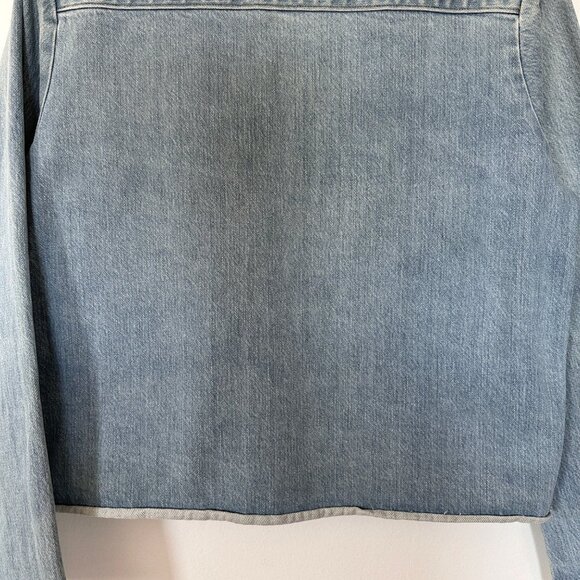 Women's SELVA NEGRA Size S Lucille Jacket, Sea Salt Pockets Ruffle $300 - Picture 8 of 16